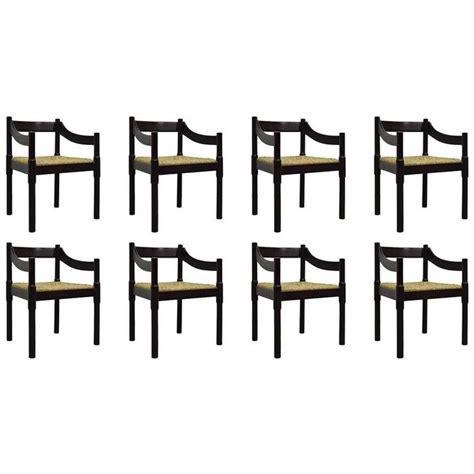 Rare Set of 4 Carimate Chairs by Vico Magistretti for Cassina, 1959 ...