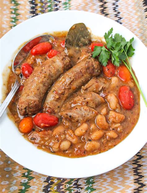 Italian Sausage and White Bean Cassoulet - Manila Spoon