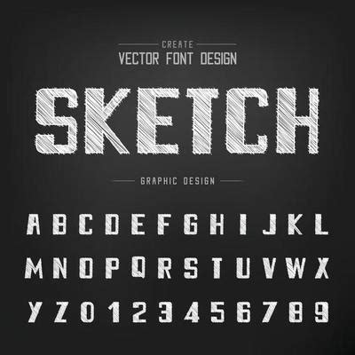 Scribble Font Vector Art, Icons, and Graphics for Free Download