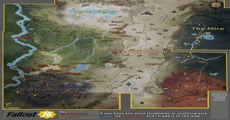 Fallout 76 Complete Map (from noclip documentary) : fo76