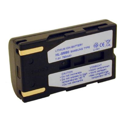 Battpit: Camcorder Battery Replacement for Samsung VP-D352I (800 mAh ...