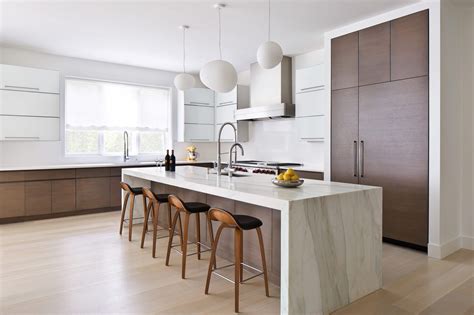 Sleek Kitchens with Waterfall Islands - Chairish Blog | Modern kitchen ...