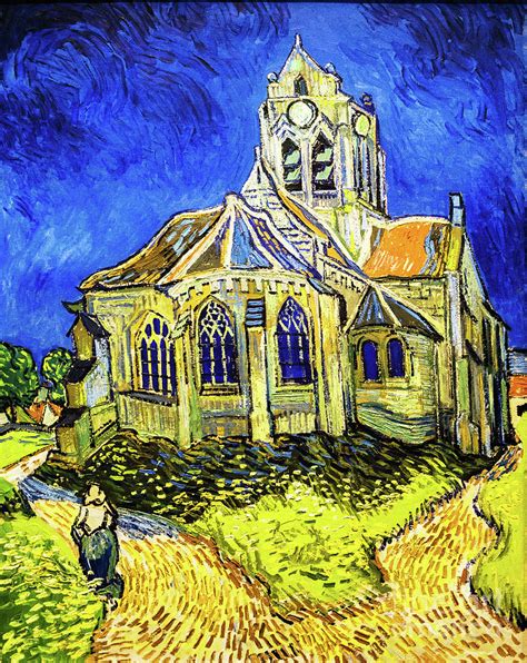 The Church At Auvers-sur-oise Painting by Vincent Van Gogh