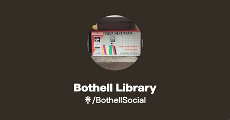 Bothell Library | Facebook | Linktree