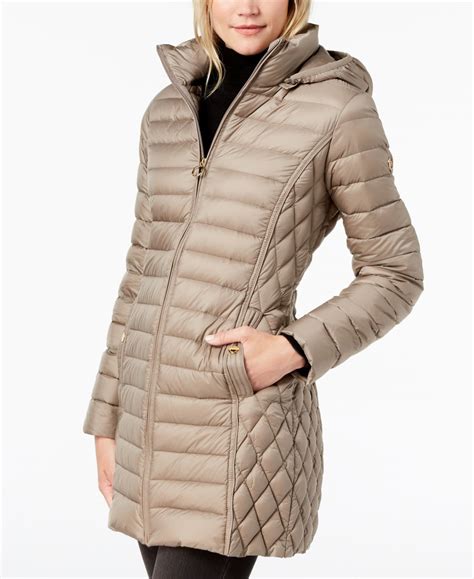 Michael Michael Kors Hooded Packable Down Puffer Coat, Created for Macy's - Macy's | Down puffer ...