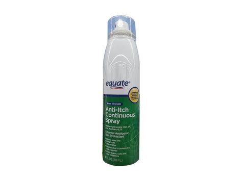 Equate Extra Strength Anti-Itch Spray Ingredients and Reviews