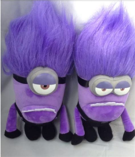 Purple Despicable ME 2 Minion Plush Toys Dolls - 12 inch 30cm - Set of 2