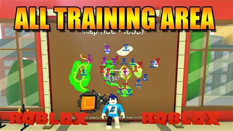 Roblox Anime Fighting Simulator! | All training area in the game! ( part 2 ) - YouTube