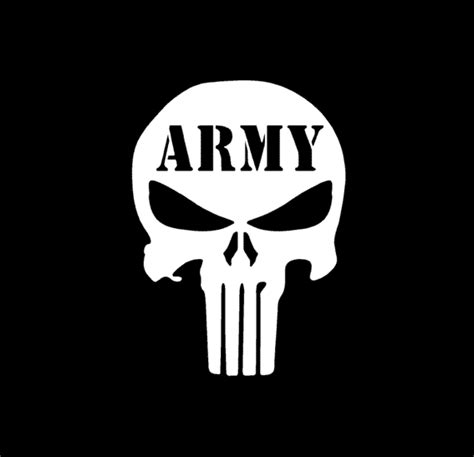 Punisher Skull Army Decal Sticker Decal Sticker – Custom Sticker Shop