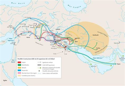 Akkadian Empire Map