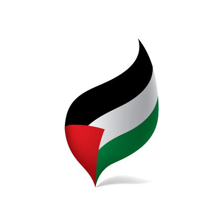 Palestine flag, vector illustration:: tasmeemME.com