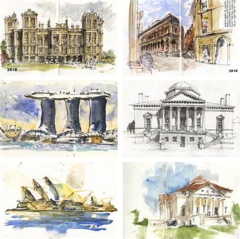 My approach to sketching architecture - Liz Steel : Liz Steel