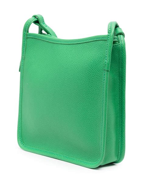 Longchamp Women's Le Foulonné Small Leather Crossbody Bag In Green | ModeSens