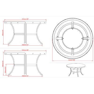 Trent Austin Design® Luker 36" Round Wood Coffee Table & Reviews | Wayfair