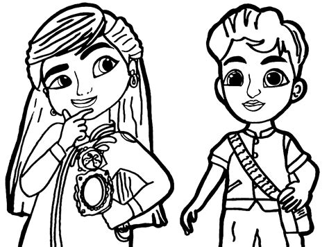 24 Mira, Royal Detective Coloring Pages - ColoringPagesOnly.com