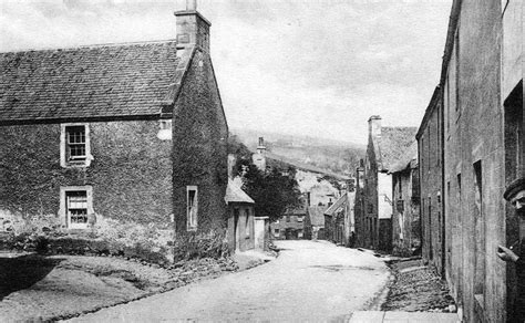 Tour Scotland: Old Photograph High Street Rosemarkie Scotland