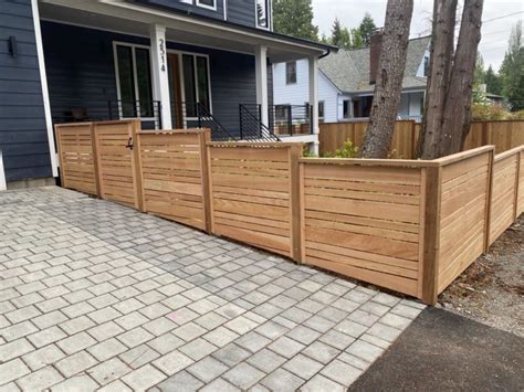 Top 7 Benefits of Installing Horizontal Wooden Fences in Seattle