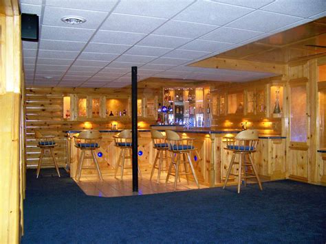 Man Cave Small Basement Bar Ideas