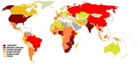 File:People living with HIV AIDS world map.PNG - 维基百科，自由的百科全书