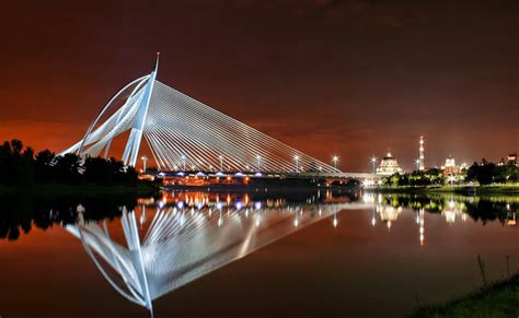 3 Bridges - Best Place In Putrajaya At Night - Dennis G. Zill