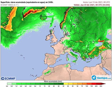 Amount of snow expected in the next 10 days : r/europe