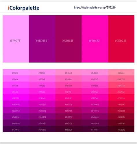 130+ Latest Color Schemes with Shocking Pink Color tone combinations ...