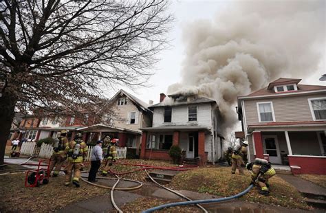 Photos: Huntington Firefighters Battle Structure Fire on Tuesday ...