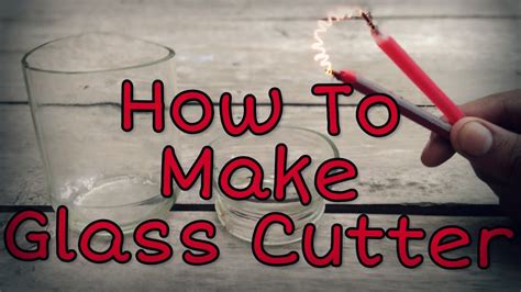 How to make a glass cutter..? Very easy - YouTube