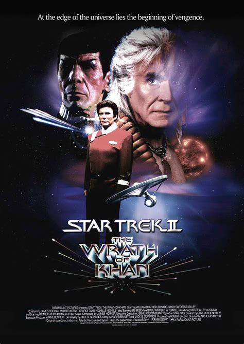 STAR TREK 2 THE WRATH OF KHAN - RETRO 1982 POSTER on Behance