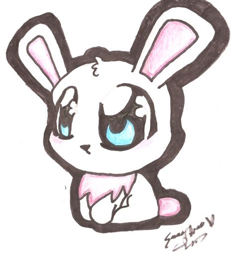 Cute Bunny Rabbit Drawing at GetDrawings | Free download