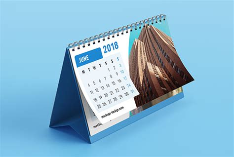 Free desk calendar mockup - Mockups Design