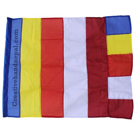 Polyester Buddhist Flag 85 X 100 CM | Creativehand Nepal