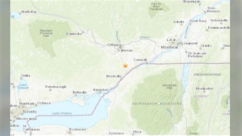 Magnitude 3.2 earthquake rattles eastern Ontario Saturday night | CTV News