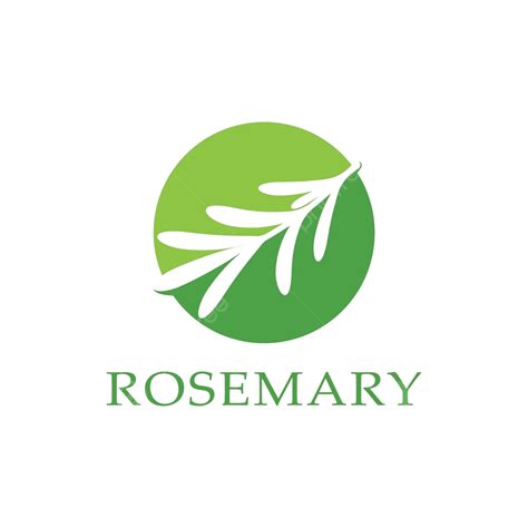 Rosemary Leaf Vector Logo Illustration Template Leaf Aroma Logo Vector ...