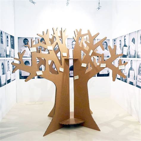 #arbol de los #deseos de #carton hecho por Cartonlab: Cardboard Tree ...