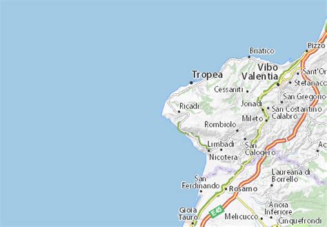 MICHELIN Capo Vaticano map - ViaMichelin