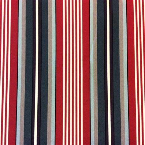 Classic Stripe Nautical Red White & Blue Stripe Geo Striped Patio ...