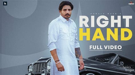 RIGHT HAND LYRICS - Korala Maan, Gurlej Akhtar | LyricsBogie