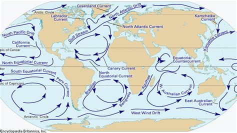 Ocean current | Distribution, Causes, & Types | Britannica