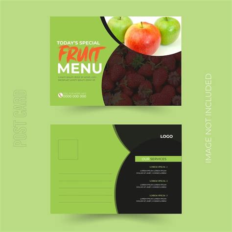 Premium Vector | Free vector summer postcard design template