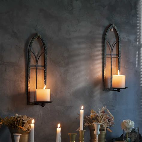 Rustic Wall Candle Holders | Foter