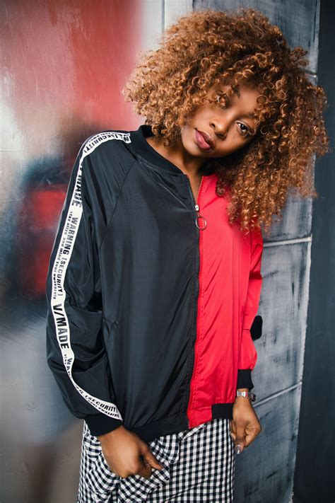 Free Images : red, hairstyle, cool, afro, photography, photo shoot, outerwear, jacket, long hair ...