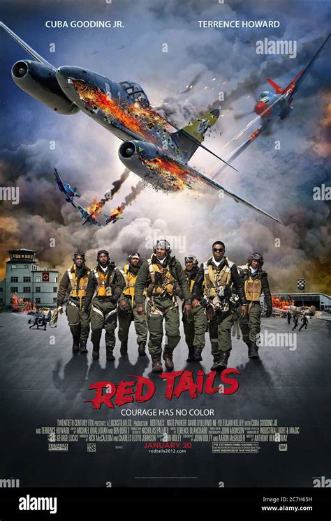 Red Tails - Movie Poster Stock Photo - Alamy