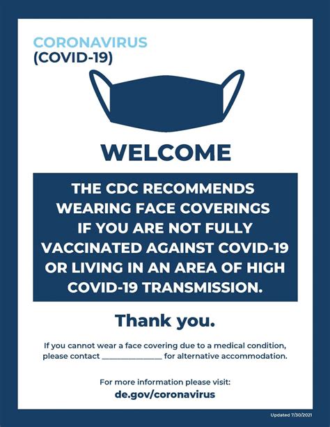 Printable Signs - Delaware's Coronavirus Official Website