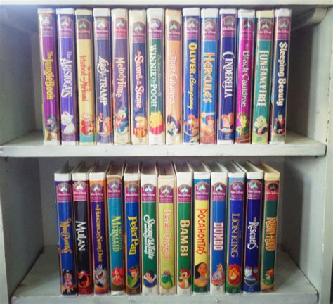 Walt Disney's Masterpiece Collection Set of 29 Clamshell VHS Classics - Etsy