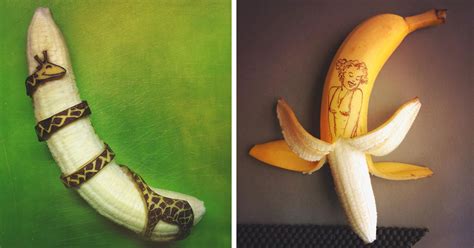 Artist Turns Bananas Into Creative Works Of Art