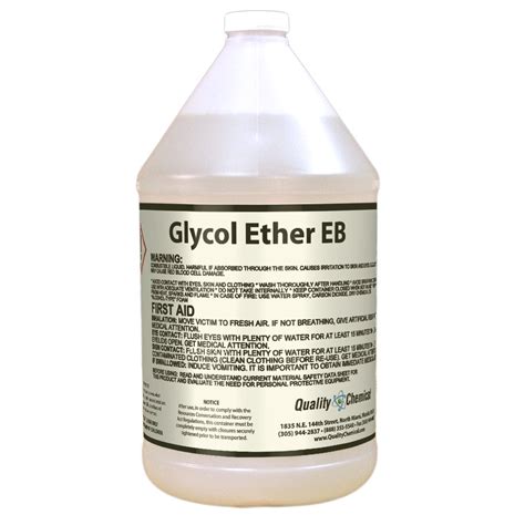 Quality Chemical Company - Glycol Ether EB - Butyl Cellosolve