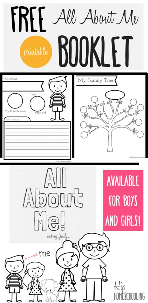 All About Me Worksheet: A Printable Book for Elementary Kids