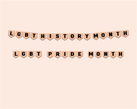 LGBTQ History Month LGBT Pride Month 25 Elementary - Etsy