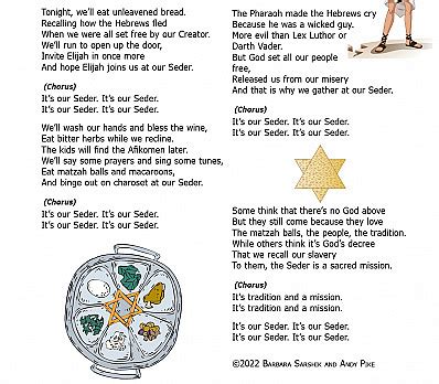 It's Our Seder | Passover haggadah by Passover Song Parodies